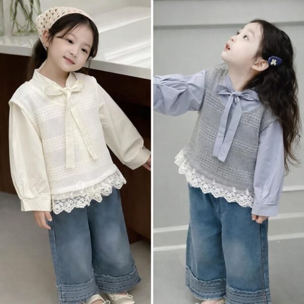 Ensemble Tricot fillettes            #81