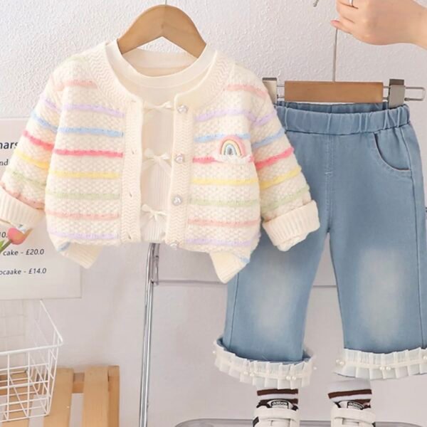 Ensemble fille arc en ciel #112